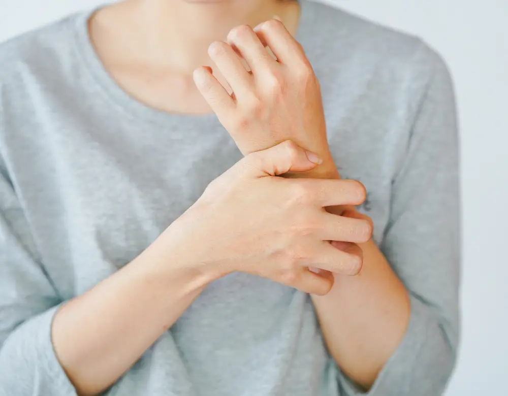 Bestagerin nach einer Polymilchsauere-Behandlung